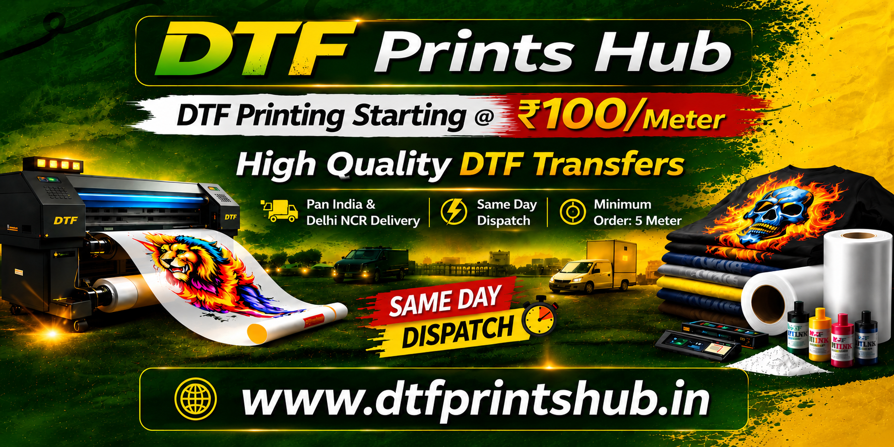 DTF Printing Machine for T-Shirt Printing